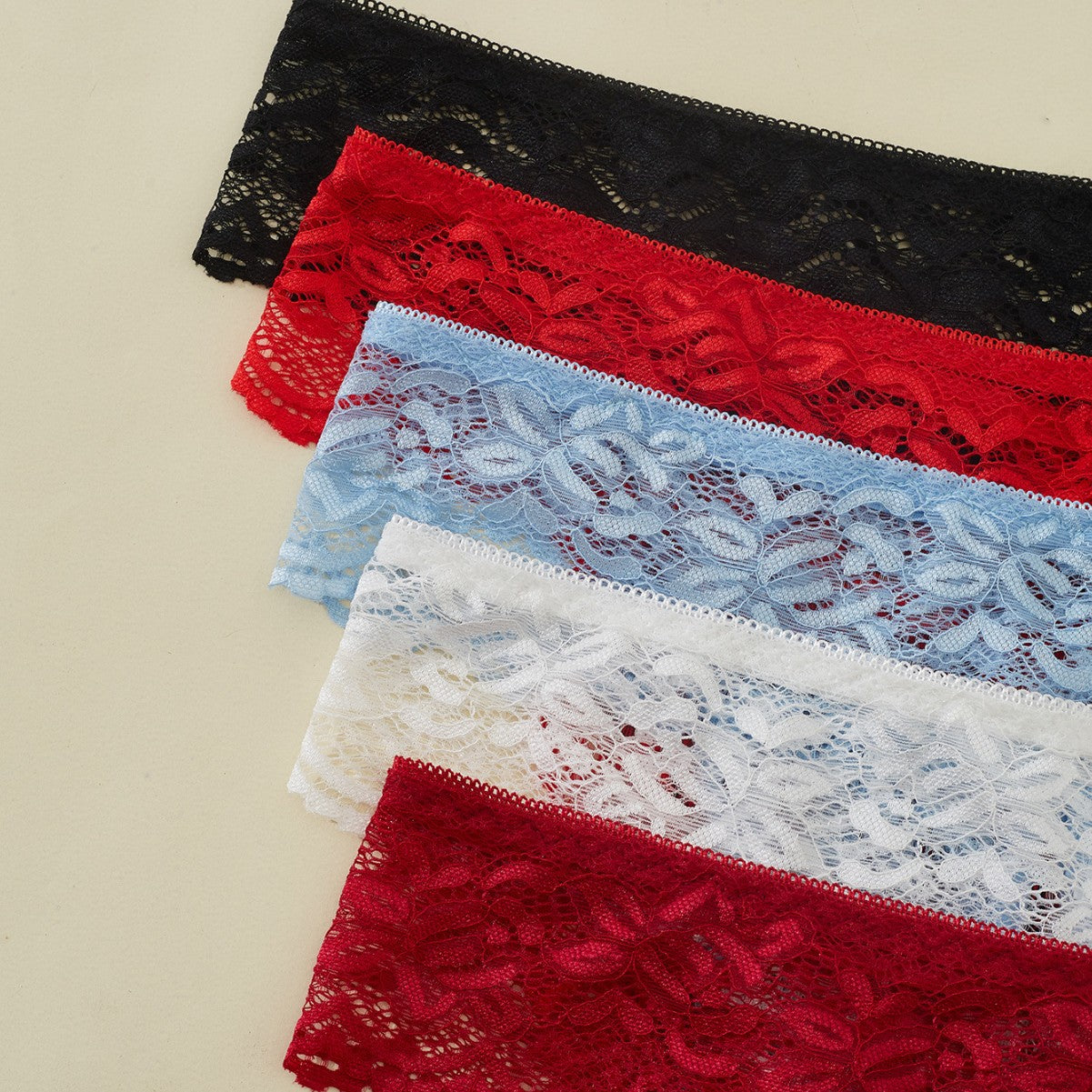 Lace Crotchless Panty Set 5-Colors(Buy 1, get 2 free)