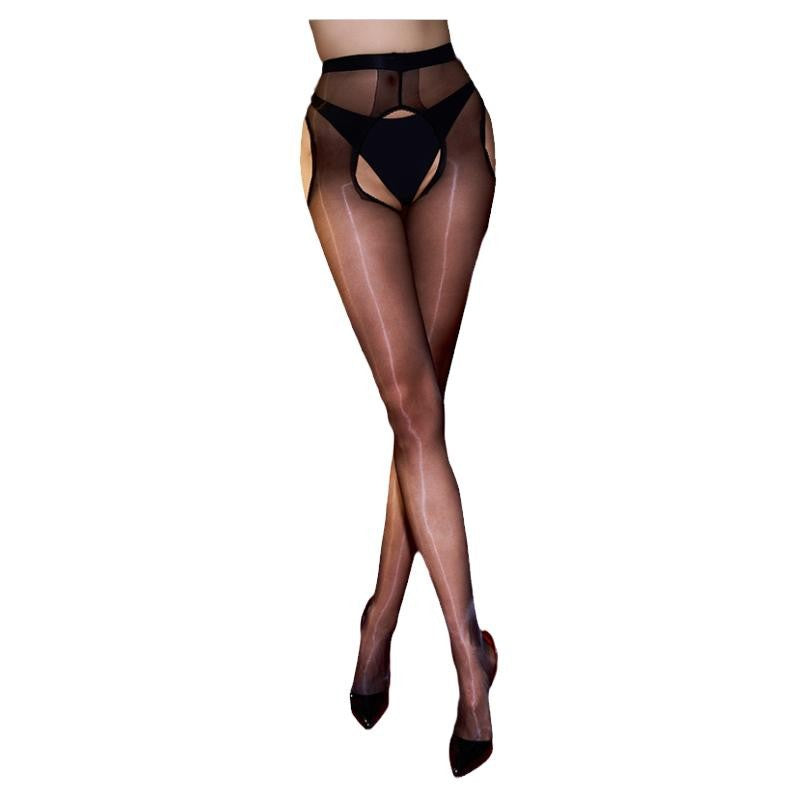 Slick Sheer 4-Way Cutout Pantyhose