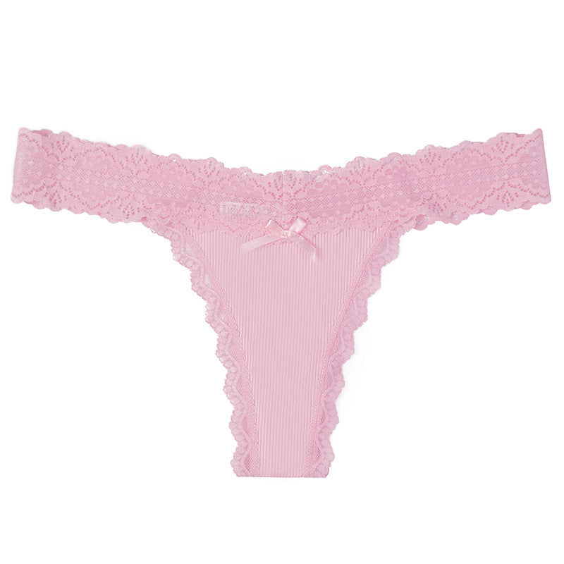 Lace Bow Temptation Panties(Buy 1, get 2 free)