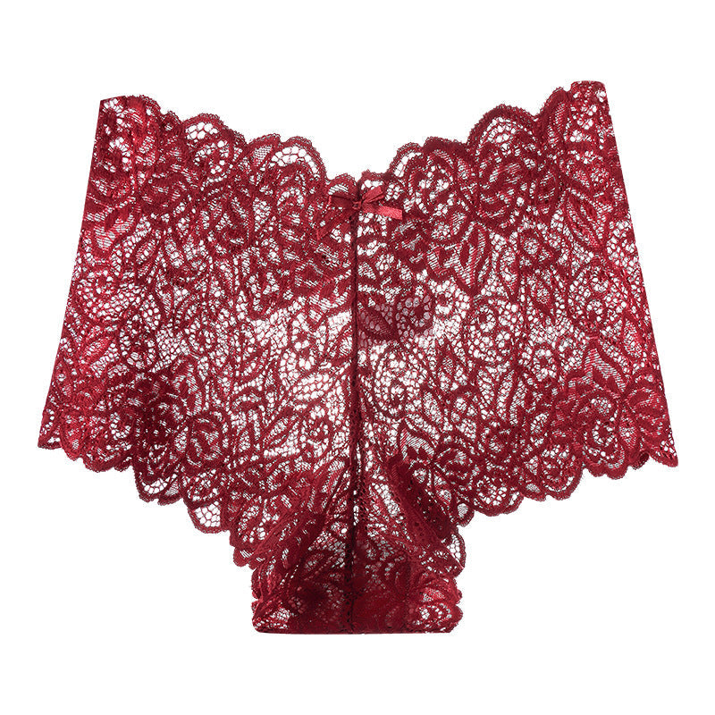 Sheer Lace Mesh Low-Rise Thong(Buy 1, get 2 free)