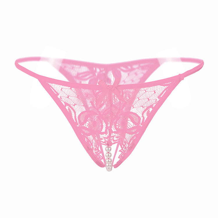 Pearl Tease Sheer Thong(Buy 1, get 2 free)