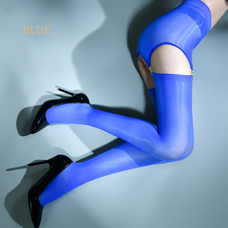 Ultra-thin garter belt hip-wrapped detachable stockings set