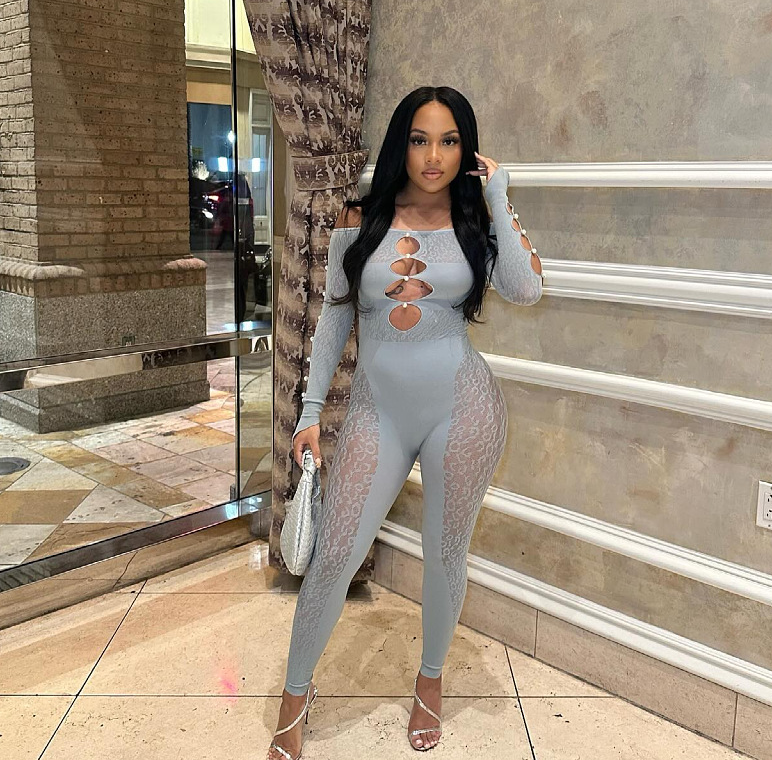 Hot selling new leopard jacquard pearl leggings