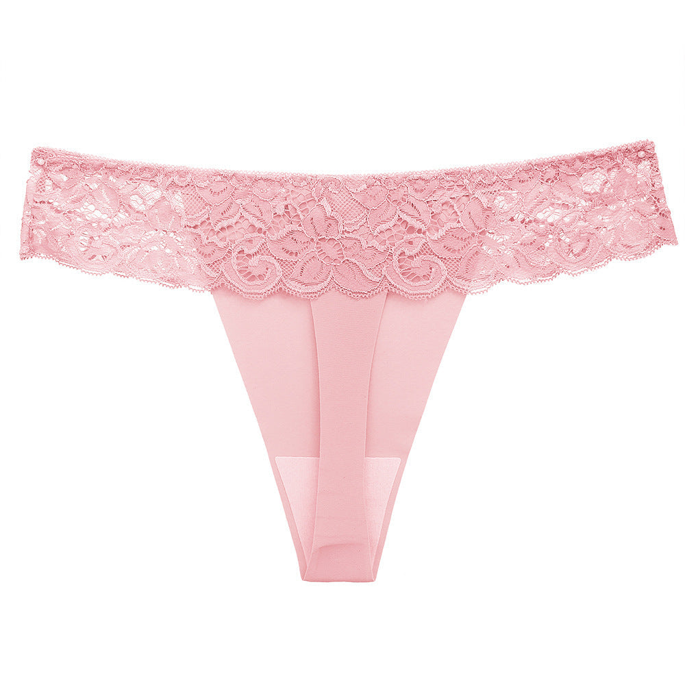 Delicate Lace Seamless Thong(Buy 1, get 2 free)
