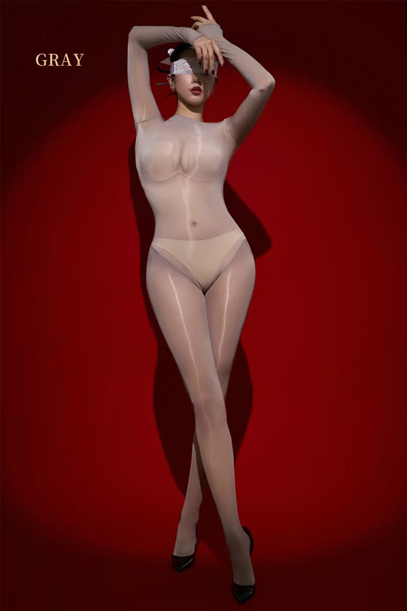 New shiny silky seamless body stockings