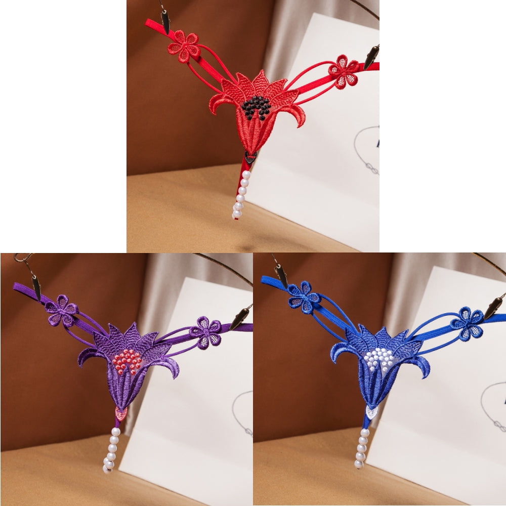 Pearl Flower Thong(Buy 1, Get 2 Free)