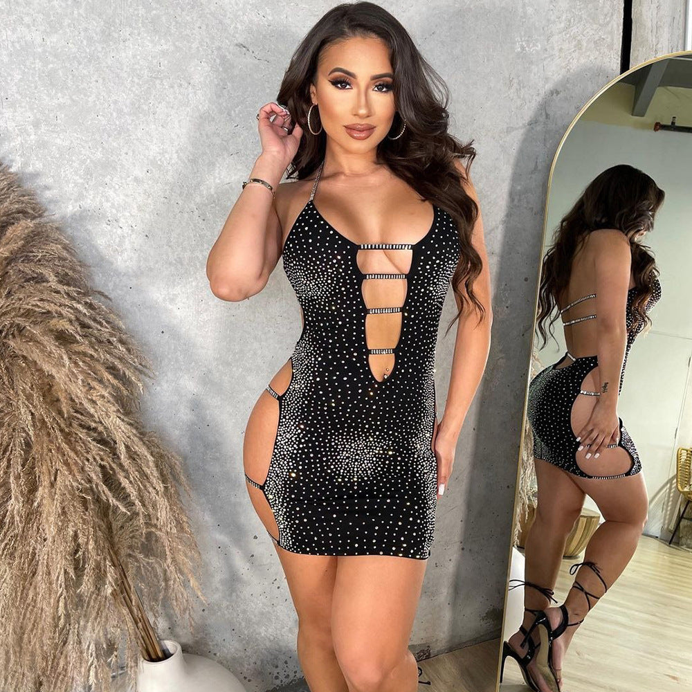 Rhinestone Tease Dress