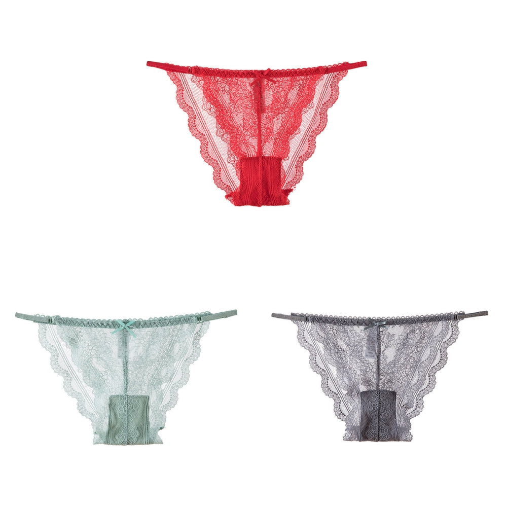 Whisper Lace One String Tease Panty(Buy 1, get 2 free)