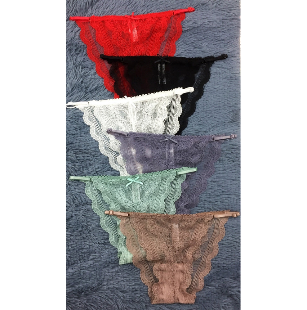 Whisper Lace One String Tease Panty(Buy 1, get 2 free)