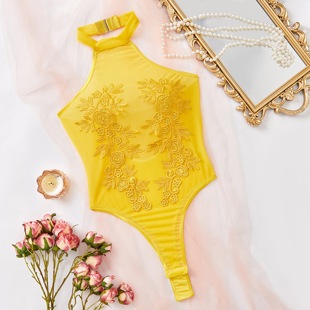 Floral Sheer Bodysuit