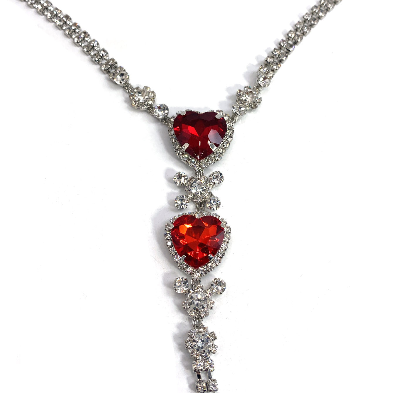 Ruby Rhinestone Bikini Thong Body Chain