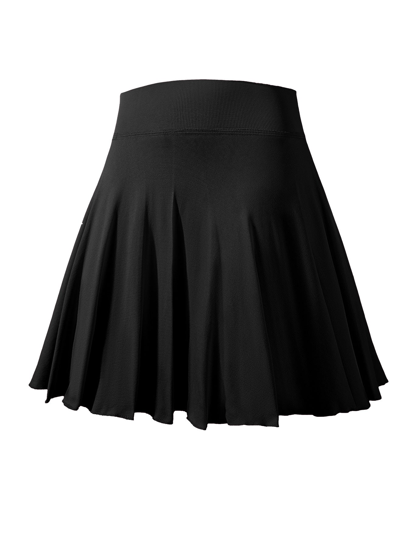 Pleated gym skirt