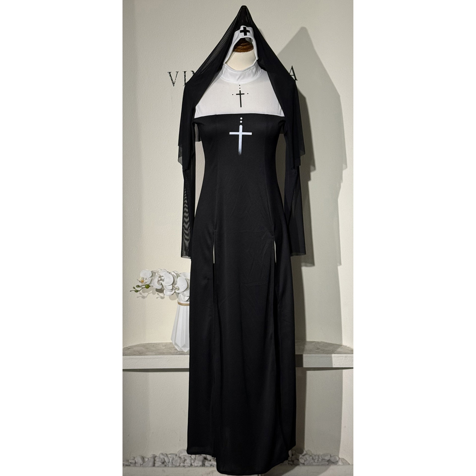 Sister Maria costume role play cos costume cross