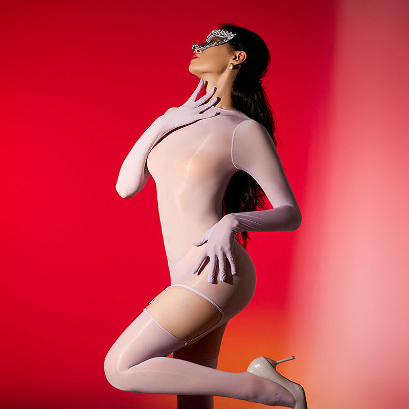 Shiny full body garter