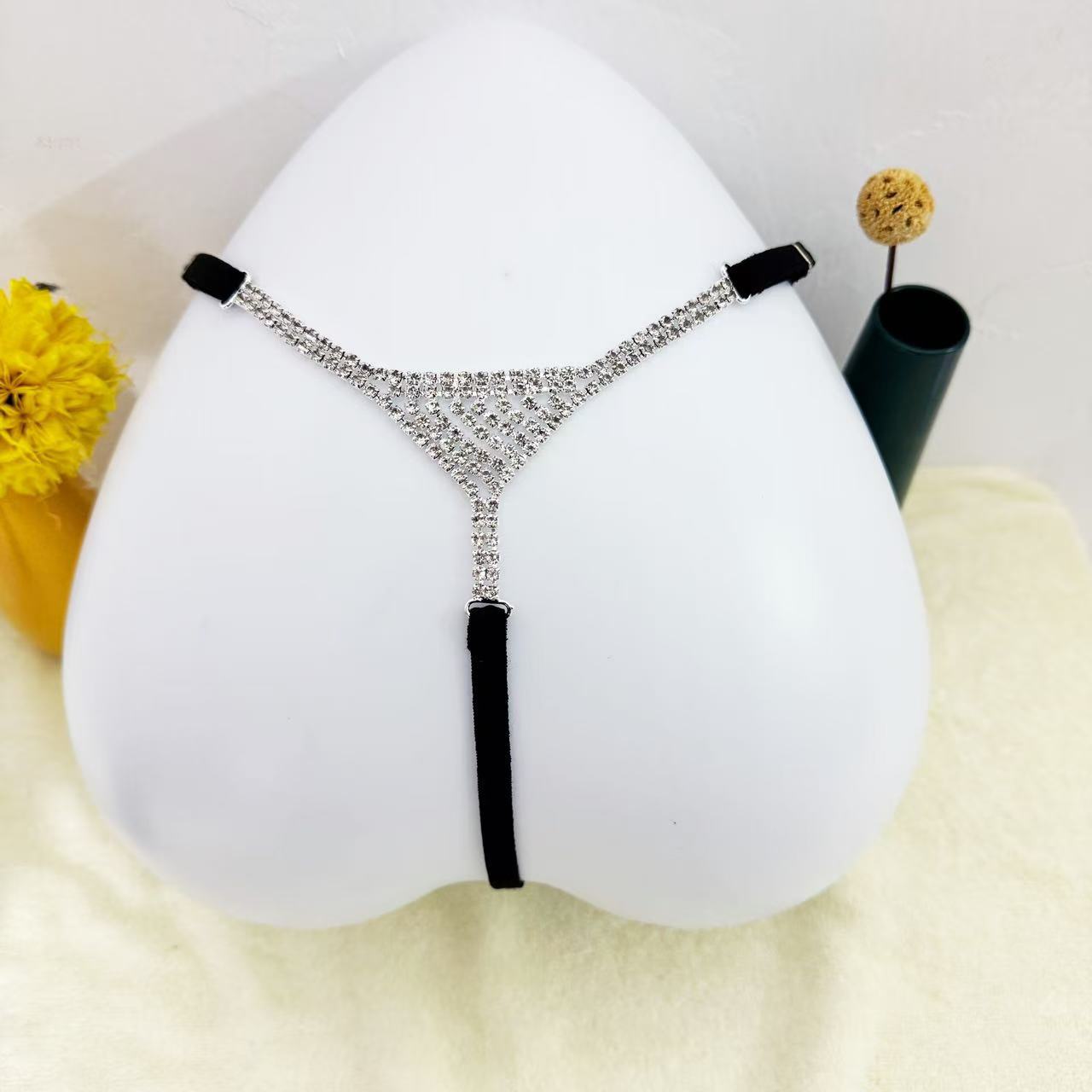 Green Diamond Teardrop Triangle Bikini