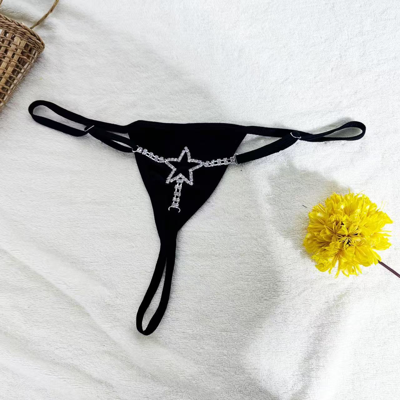 Green Diamond Teardrop Triangle Bikini