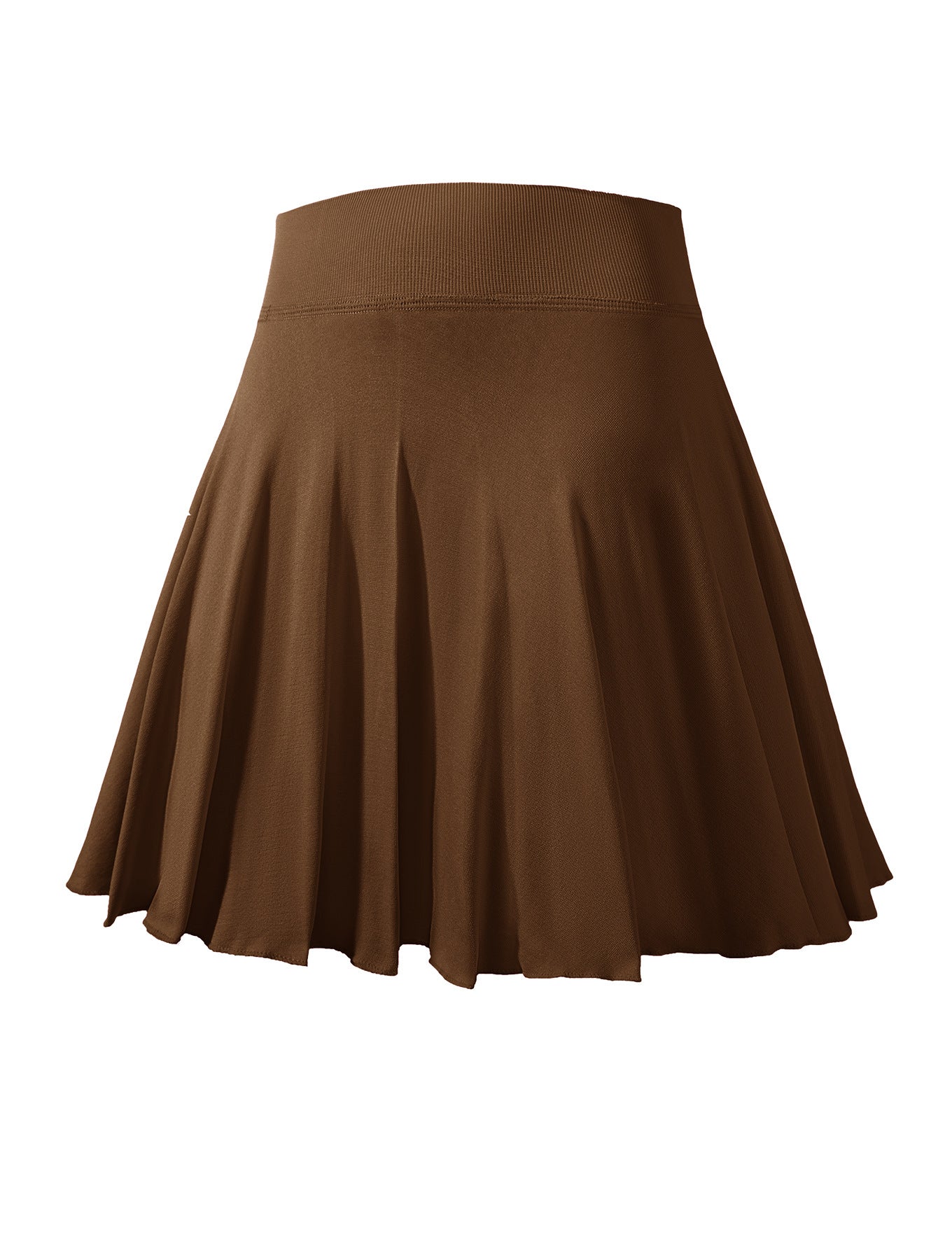 Pleated gym skirt