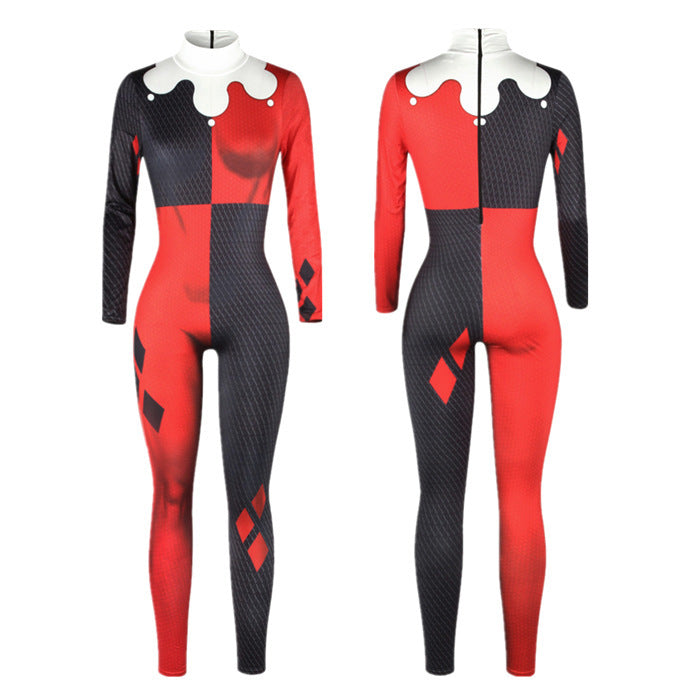 New Halloween skull colorful 3D digital printing leggings