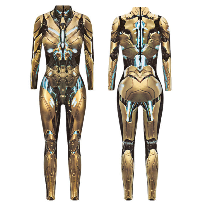 New Halloween skull colorful 3D digital printing leggings