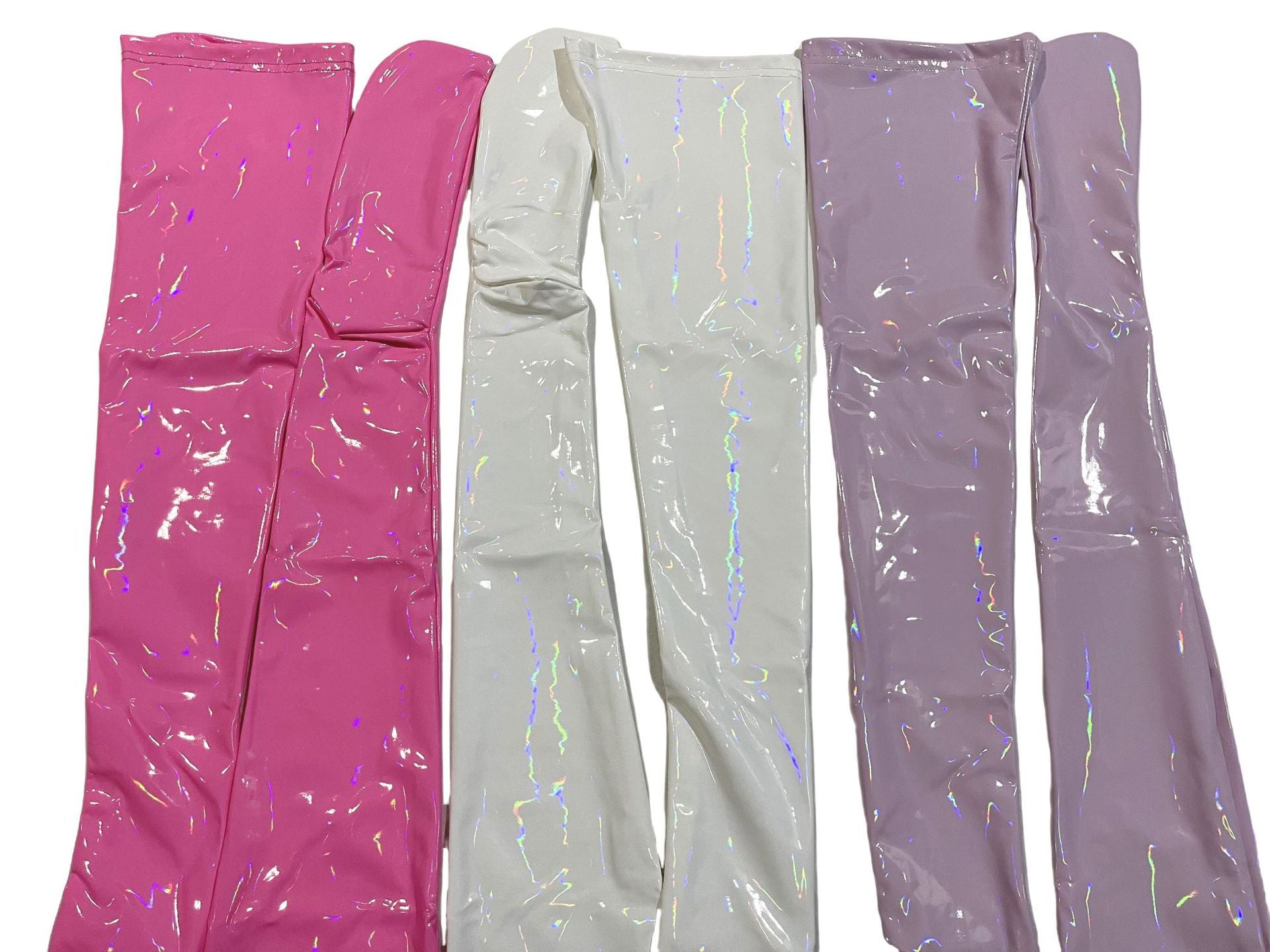 New arrival shiny patent leather fantasy thigh socks