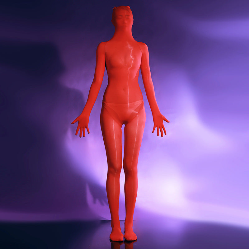 Full Coverage Five Finger Glitter Bodysuit