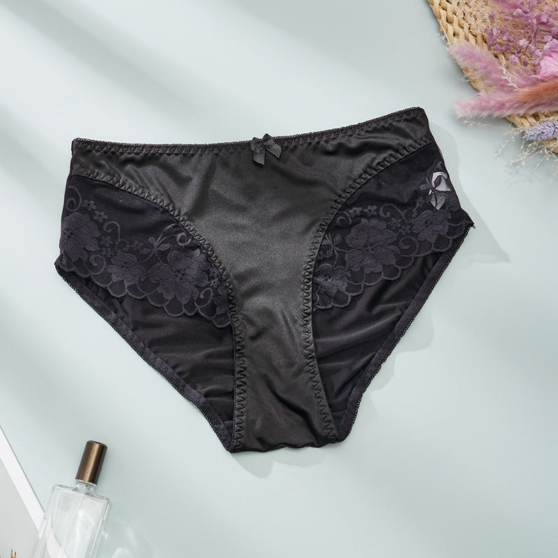 Satin Elegance Lace Panties(Buy 1, get 2 free)