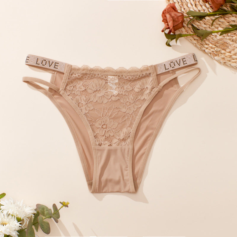 Diamond Lace Ice Silk Thong(Buy 1, get 2 free)
