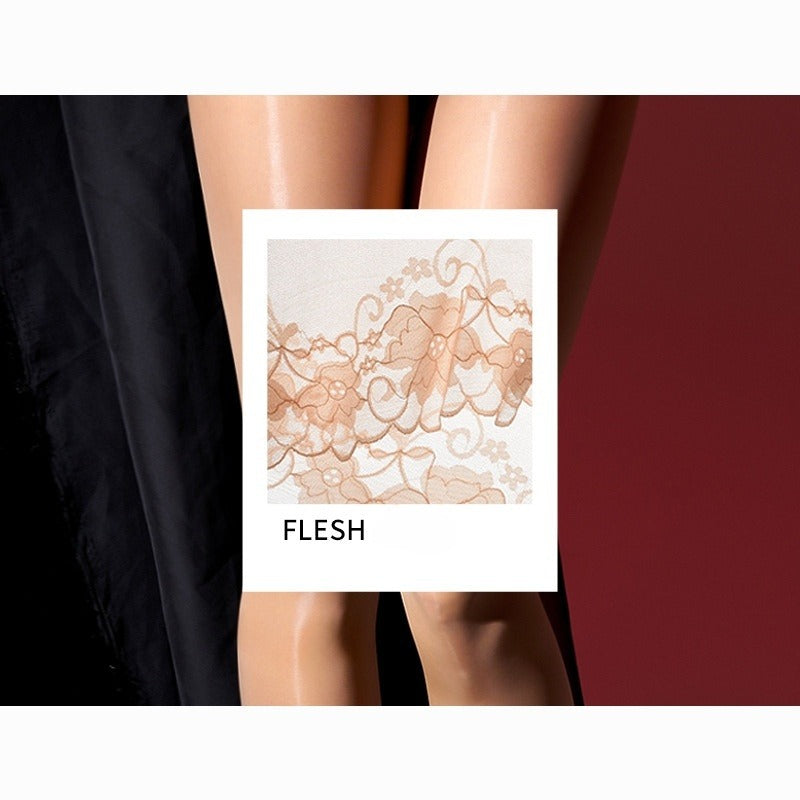 Lace Fusion Sheer Panty-Stockings