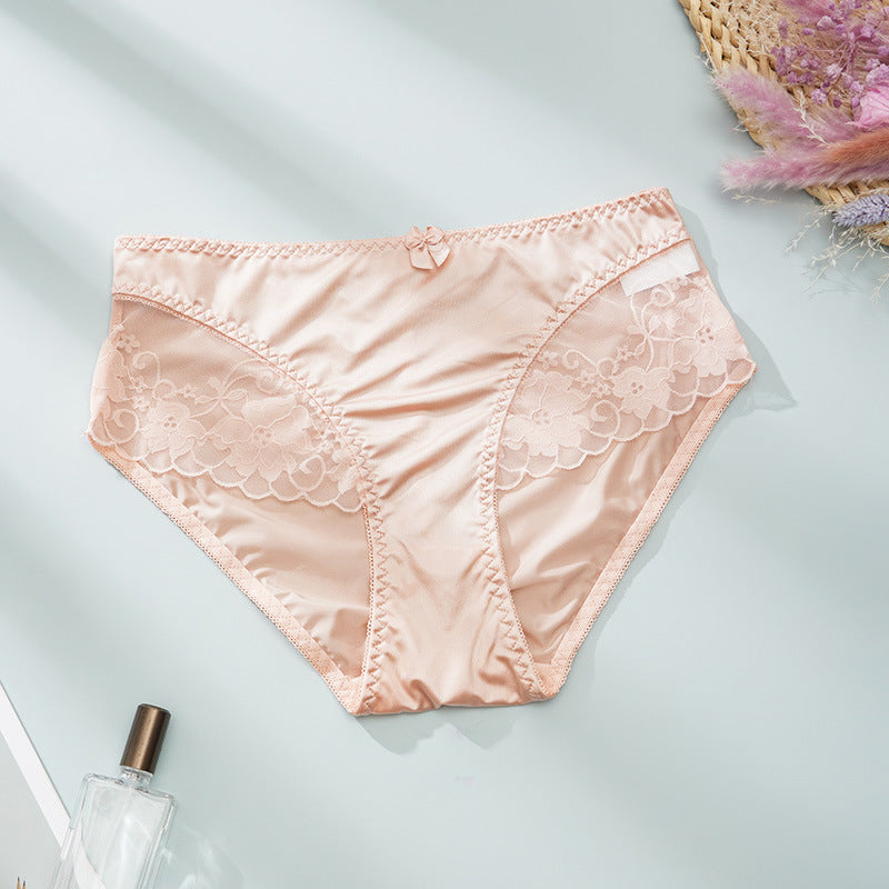 Satin Elegance Lace Panties(Buy 1, get 2 free)