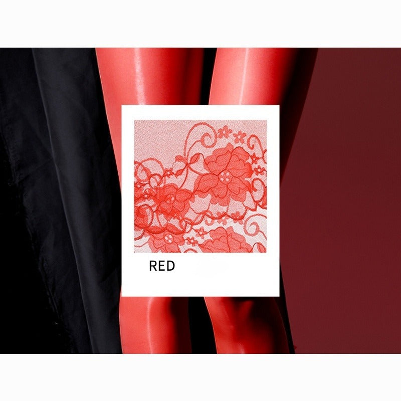 Lace Fusion Sheer Panty-Stockings