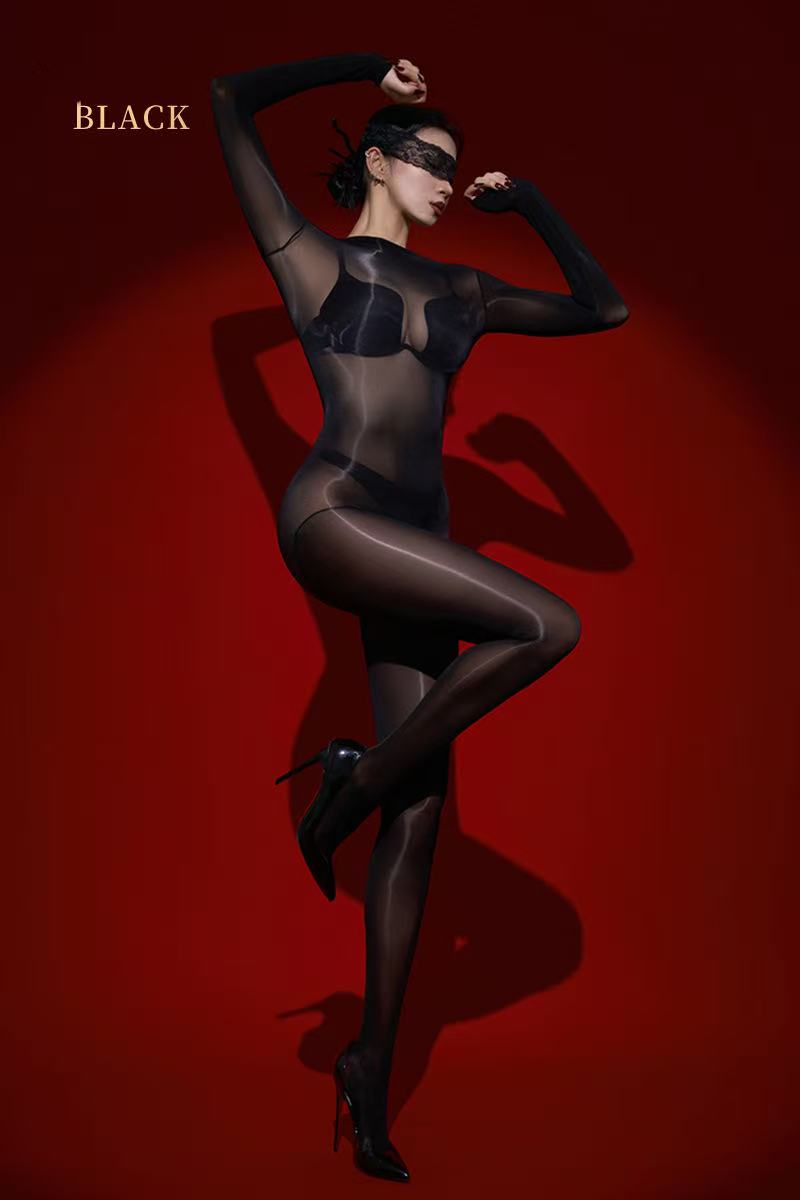 New shiny silky seamless body stockings