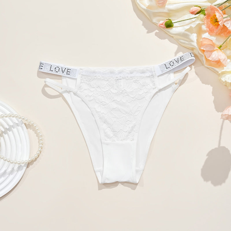 Diamond Lace Ice Silk Thong(Buy 1, get 2 free)